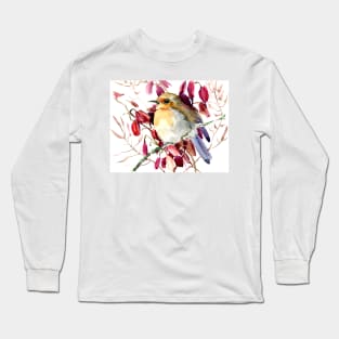 Robin Bird Long Sleeve T-Shirt